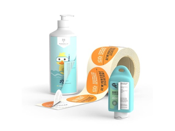 Sandwichetiketten auf Rolle