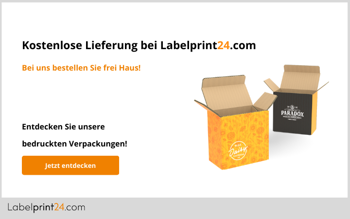 Kostenlose Lieferung bei Labelprint24.com