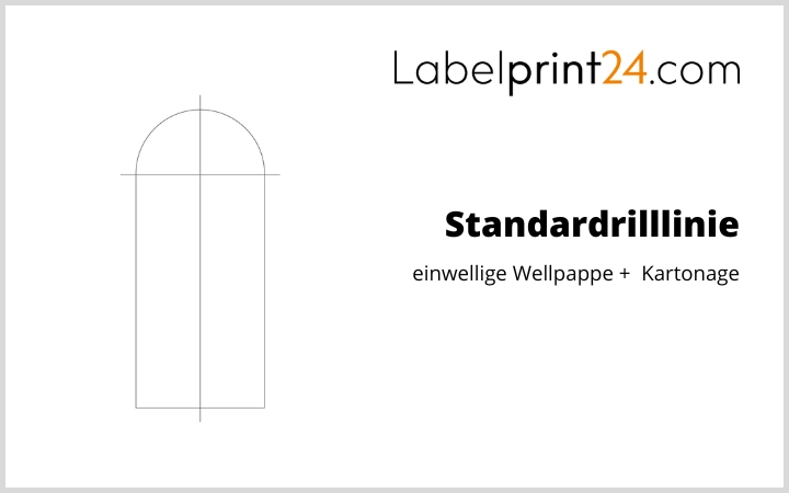 Standardrilllinie für einwellige Wellpappe und Kartonage