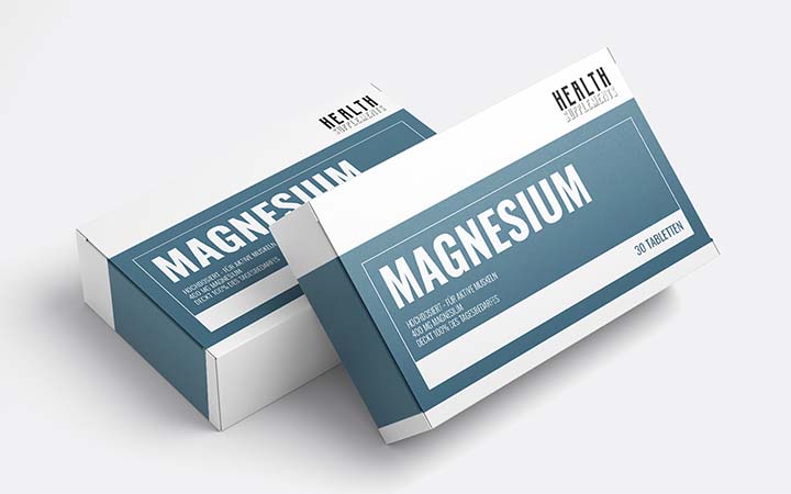 Faltschachtel für Magnesium