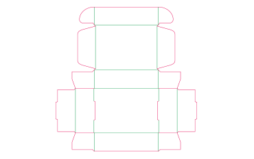 Klappschachtel Standard Aufbau 