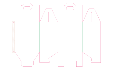 Tragegriffschachtel mit Steckboden Aufbau 