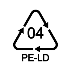 Recyclingsymbol 04 PE-LD