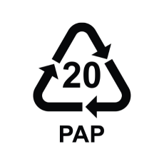 Recyclingsymbol 21 PAP