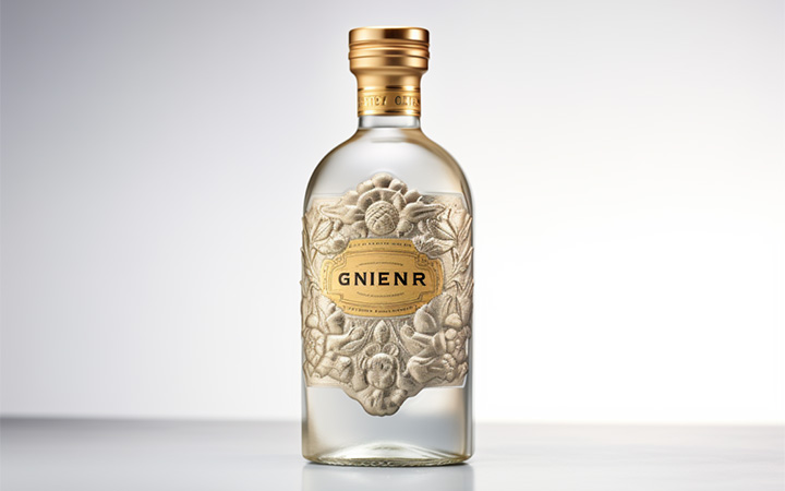 Gin-Etiketten individuell